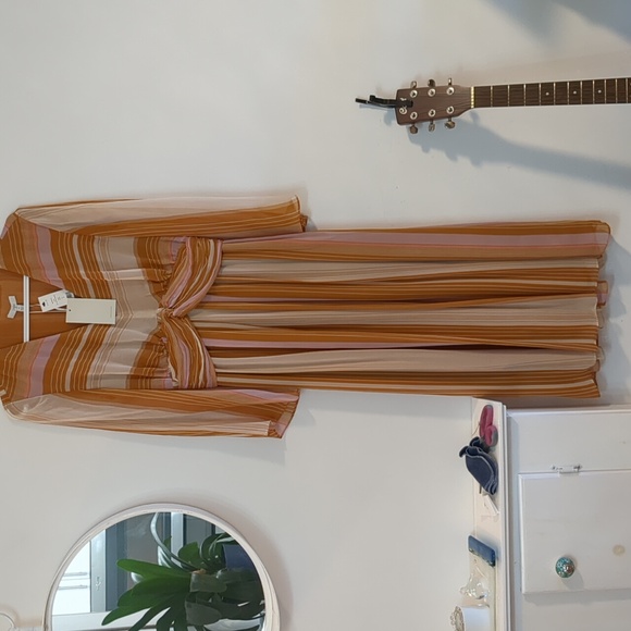 Joie "Andraya" silk maxi dress Sz 4 - Picture 3 of 13